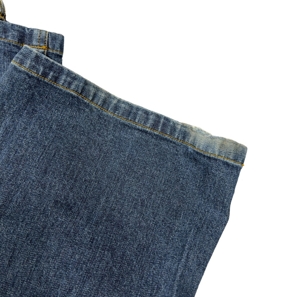 Willi Smith Womens Embellished Jeans Size 12 (32x31½ Fit) Mid-Rise Boot Cut BOHO - Picture 7 of 9